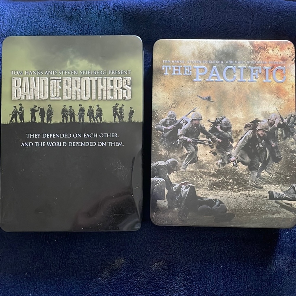 Band of Brothers and The Pacific DVD’s